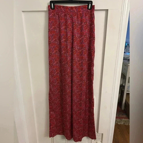 Lela Rose Wide leg floral print pants - Picture 1 of 7